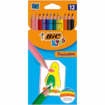 Creioane Colorate Bic Tropicolors, 12 Buc/set,
