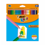 Creioane Colorate Bic Tropicolors, 24 Buc/set