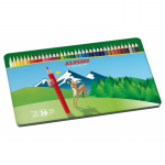 Creioane Colorate, Cutie Metal, 36 Culori/set, Alpino