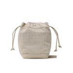 Geantă Calvin Klein Re-Lock Drawstring Bag Sm Perf K60K610636 Bej