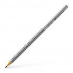 Creion Grafit 2B Faber-Castell Grip 2001, Argintiu