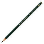 Creion Grafit Faber – Castell 9000, Duritate Mina 6B, Forma Hexagonala