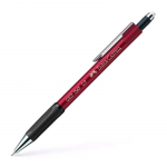 Creion Mecanic Grip 1347 Faber-Castell, Mina 0.7 mm, Rosu