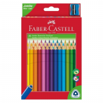 Set 30 Creioane Colorate Faber-Castell Jumbo, Triunghiulare