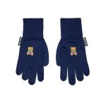 Mănuși de Damă MOSCHINO 65162 M2097 Bleumarin