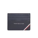 Etui pentru carduri Tommy Hilfiger Th Central Cc Holder AM0AM11583 Bleumarin