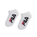 Set de 2 perechi de șosete medii unisex Fila Calza Invisible F9199 Alb