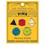 Set 5 insigne - Platonic Solids | The Unemployed Philosophers Guild