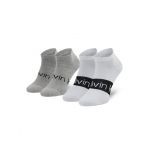 Set de 2 perechi de șosete medii pentru bărbați Calvin Klein 701218712 Gri