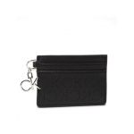 Etui pentru carduri Calvin Klein Re-Lock Cardholder W/Charm Perf K60K609491 Negru