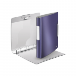 Caiet Mecanic Leitz Active Style Softclick, Mecanism 4dr, Inel 30mm, Polyfoam - Albastru Violet