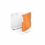 Caiet Mecanic Leitz Active Wow Softclick, Mecanism 4dr, Inel 30mm, Polyfoam - Portocaliu Metalizat