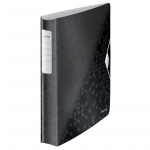 Caiet Mecanic Leitz Active Wow Softclick, Polyfoam, A4, Mecanism 4dr, Inel 30 Mm, Negru