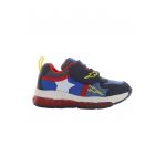 Pantofi sport cu model colorblock si velcro