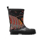 Cizme de cauciuc Viking Jolly Print 1-60020-272 Negru
