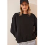 Bluza sport cu decolteu la baza gatului