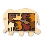 Constantin Animal Puzzle - Elephant Parade | Recent Toys