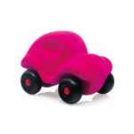 Jucarie din cauciuc - Little Car - Pink | Rubbabu