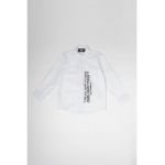 Karl Lagerfeld - Camasa din bumbac cu imprimeu text