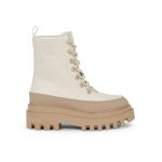 Botine Calvin Klein Jeans Flatform Lace Up Boot Lth YW0YW01110 Bej