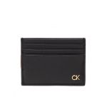 Etui pentru carduri Calvin Klein Ck Icon Cc Holder W/Clip K50K509625 Negru
