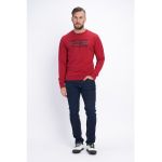 Bluza sport cu decolteu la baza gatului - cu logo