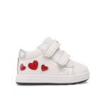 Pantofi Geox B Biglia Girl B354CA085KCC0050 Alb
