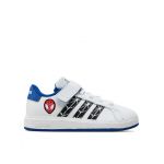 Sneakers adidas Grand Court Spider-Man El K IF0925 Alb