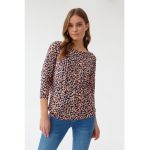 Bluza cu imprimeu si maneci 3/4