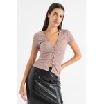 Bluza de dantela cu nasturi