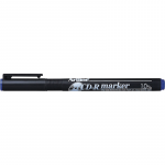 Cd/dvd-marker Artline 884, Corp Plastic, Varf Rotund 1.0mm - Albastru