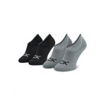 Set de 2 perechi de șosete scurte pentru bărbați Calvin Klein 701218716 Gri