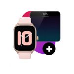 Set smartwatch cu cântar Smart Scale Amazfit Gts 4 A2168 Roz