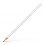 Creion Grafit Faber-Castell Sparkle, Duritate Mina B, Alb Cocos