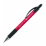 Creion Mecanic Grip-Matic 1375 Faber-Castell, Mina 0.5 mm, Culoare Corp Rosu