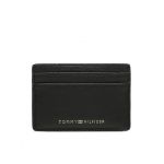 Etui pentru carduri Tommy Hilfiger Th Contemporary Cc Holder AW0AW14894 Negru