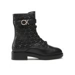 Botine Calvin Klein Combat Boot HW0HW01525 Negru