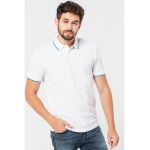 Tricou polo din bumbac pique Perete