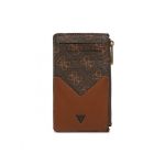 Etui pentru carduri Guess SMEVZL LEA81 Maro