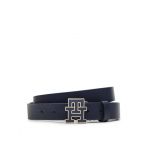 Curea de Damă Tommy Hilfiger Th Logo 2.5 AW0AW14936 Bleumarin