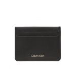 Etui pentru carduri Calvin Klein Ck Concise Cardholder 6Cc K50K510601 Negru