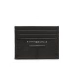 Etui pentru carduri Tommy Hilfiger Central Cc Holder AM0AM10609 Negru