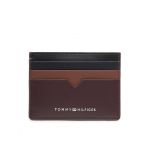 Etui pentru carduri Tommy Hilfiger Th Modern Leather Cc Holder AM0AM10616 Maro