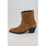 Botine Western de piele intoarsa