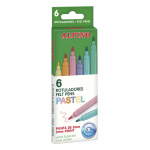 Carioca Lavabila, 6 Culori/cutie, Alpino Standard - Culori Pastel