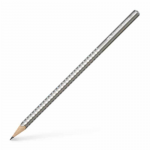 Creion Grafit Faber-Castell Sparkle, Duritate Mina B, Argintiu