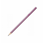 Creion Grafit Faber-Castell Sparkle, Duritate Mina B, Bordeaux