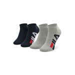 Set de 2 perechi de șosete lungi pentru bărbați Fila Calza Invisibile F9199 Colorat