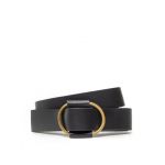 Curea de Damă Pieces Pcpilja Leather Jeans Belt Noos 17076887 Negru