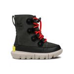 Cizme de zăpadă Sorel Childrens Explorer Lace Wp NC4897-093 Gri
